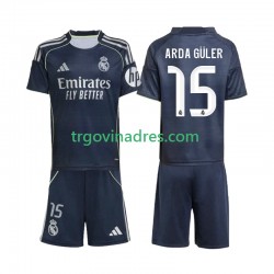 Dječji Gostujući Dres Real Madrid Arda Guler 15 2025-2026 s Kratkih Rukava Dječji Gostujući Dres Real Madrid Arda Guler 15 2025-2026 s Kratkih Rukava