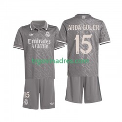 Dječji Treći Dres Real Madrid Arda Guler 15 2024-2025 s Kratkih Rukava Dječji Treći Dres Real Madrid Arda Guler 15 2024-2025 s Kratkih Rukava