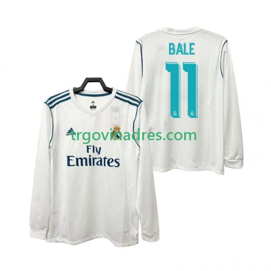 Muški Domaći Dres Real Madrid BALE 11 Retro 2017 2018 s Dugim Rukavima Muški Domaći Dres Real Madrid BALE 11 Retro 2017 2018 s Dugim Rukavima