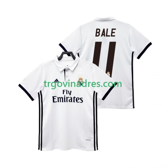 Muški Domaći Dres Real Madrid BALE 11 Retro 2017 2018 s Kratkih Rukava Muški Domaći Dres Real Madrid BALE 11 Retro 2017 2018 s Kratkih Rukava