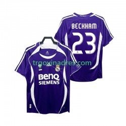 Muški Gostujući Dres Real Madrid Beckham 23 Retro 2007 2006 s Kratkih Rukava Muški Gostujući Dres Real Madrid Beckham 23 Retro 2007 2006 s Kratkih Rukava