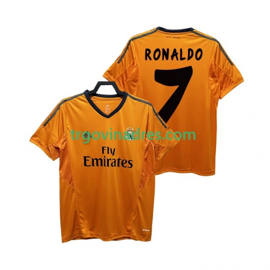 Muški Treći Dres Real Madrid CRISTIANO RONALDO 7 Retro 2013 2014 s Kratkih Rukava Muški Treći Dres Real Madrid CRISTIANO RONALDO 7 Retro 2013 2014 s Kratkih Rukava