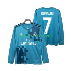 Muški Treći Dres Real Madrid CRISTIANO RONALDO 7 Retro 2017 2018 s Dugim Rukavima Muški Treći Dres Real Madrid CRISTIANO RONALDO 7 Retro 2017 2018 s Dugim Rukavima