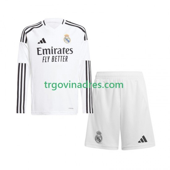 Dječji Domaći Dres Real Madrid 2024-2025 s Dugim Rukavima Dječji Domaći Dres Real Madrid 2024-2025 s Dugim Rukavima