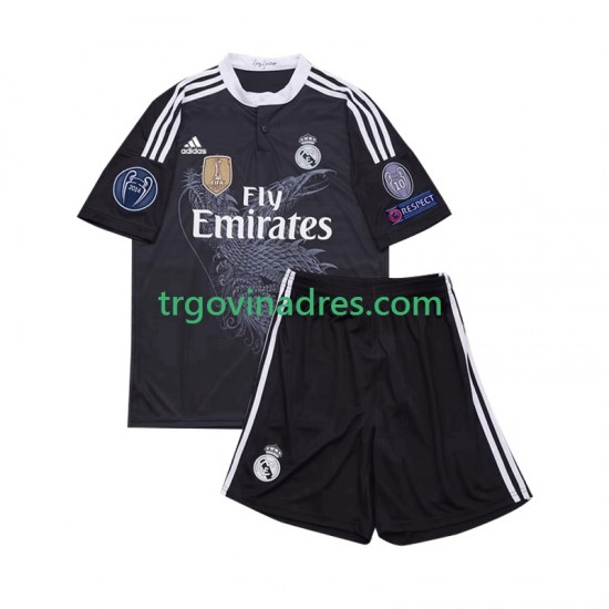 Dječji Treći Dres Real Madrid Retro 2014 s Kratkih Rukava Dječji Treći Dres Real Madrid Retro 2014 s Kratkih Rukava
