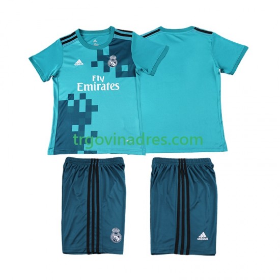 Dječji Treći Dres Real Madrid Retro 2017 s Kratkih Rukava Dječji Treći Dres Real Madrid Retro 2017 s Kratkih Rukava