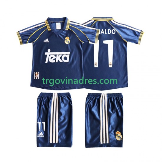 Dječji Treći Dres Real Madrid Cristiano Ronaldo 11 Retro 1998 1999 s Kratkih Rukava Dječji Treći Dres Real Madrid Cristiano Ronaldo 11 Retro 1998 1999 s Kratkih Rukava