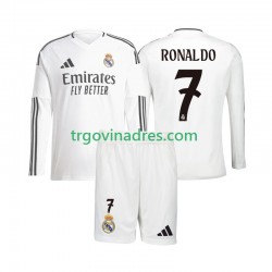 Dječji Domaći Dres Real Madrid Cristiano Ronaldo 7 2024-2025 s Dugim Rukavima Dječji Domaći Dres Real Madrid Cristiano Ronaldo 7 2024-2025 s Dugim Rukavima