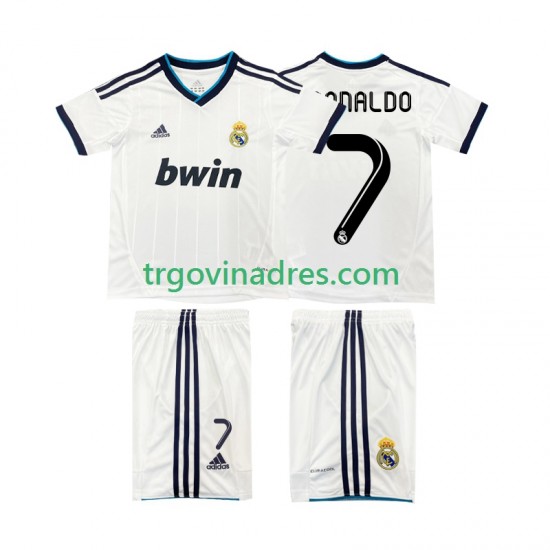 Dječji Domaći Dres Real Madrid Cristiano Ronaldo 7 Retro 2012 2013 s Kratkih Rukava Dječji Domaći Dres Real Madrid Cristiano Ronaldo 7 Retro 2012 2013 s Kratkih Rukava