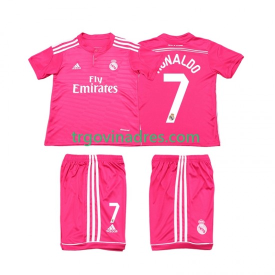 Dječji Gostujući Dres Real Madrid Cristiano Ronaldo 7 Retro 2014-2015 s Kratkih Rukava Dječji Gostujući Dres Real Madrid Cristiano Ronaldo 7 Retro 2014-2015 s Kratkih Rukava