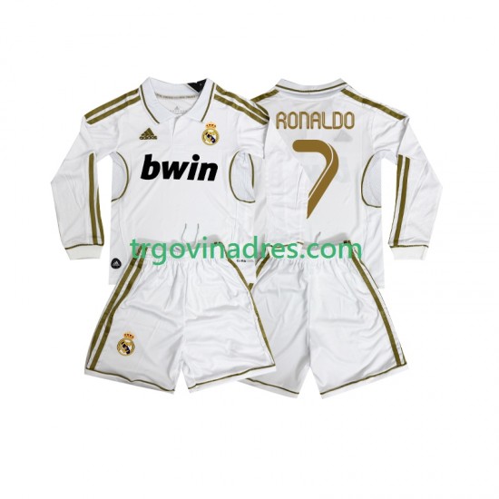 Dječji Domaći Dres Real Madrid Cristiano Ronaldo 7 Retro 2012 2011 s Dugim Rukavima Dječji Domaći Dres Real Madrid Cristiano Ronaldo 7 Retro 2012 2011 s Dugim Rukavima