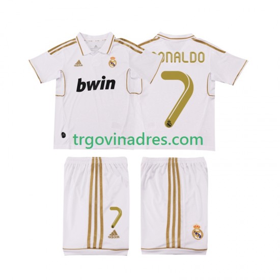 Dječji Domaći Dres Real Madrid Cristiano Ronaldo 7 Retro 2012 2011 s Kratkih Rukava Dječji Domaći Dres Real Madrid Cristiano Ronaldo 7 Retro 2012 2011 s Kratkih Rukava
