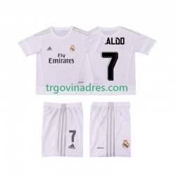Dječji Domaći Dres Real Madrid Cristiano Ronaldo 7 Retro 2015 2016 s Kratkih Rukava Dječji Domaći Dres Real Madrid Cristiano Ronaldo 7 Retro 2015 2016 s Kratkih Rukava