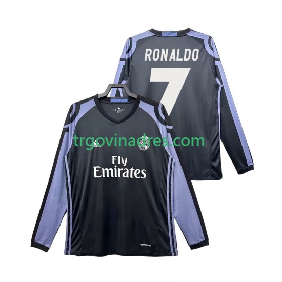 Muški Treći Dres Real Madrid Cristiano Ronaldo 7 Retro 2016 2017 s Dugim Rukavima Muški Treći Dres Real Madrid Cristiano Ronaldo 7 Retro 2016 2017 s Dugim Rukavima