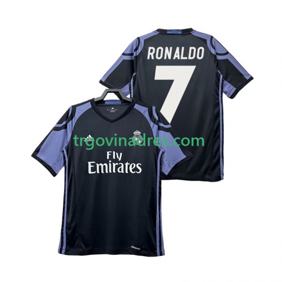 Muški Treći Dres Real Madrid Cristiano Ronaldo 7 Retro 2016 2017 s Kratkih Rukava Muški Treći Dres Real Madrid Cristiano Ronaldo 7 Retro 2016 2017 s Kratkih Rukava