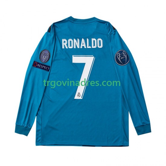 Muški Treći Dres Real Madrid Cristiano Ronaldo 7 Retro 2017 s Dugim Rukavima Muški Treći Dres Real Madrid Cristiano Ronaldo 7 Retro 2017 s Dugim Rukavima
