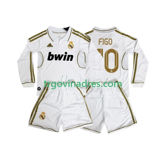 Dječji Domaći Dres Real Madrid FIGO 10 Retro 2012 2011 s Dugim Rukavima Dječji Domaći Dres Real Madrid FIGO 10 Retro 2012 2011 s Dugim Rukavima
