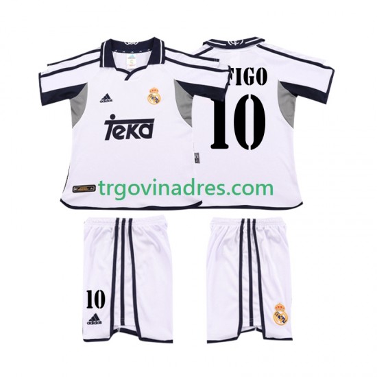 Dječji Domaći Dres Real Madrid FIGO 10 Retro 2001 2002 s Kratkih Rukava Dječji Domaći Dres Real Madrid FIGO 10 Retro 2001 2002 s Kratkih Rukava