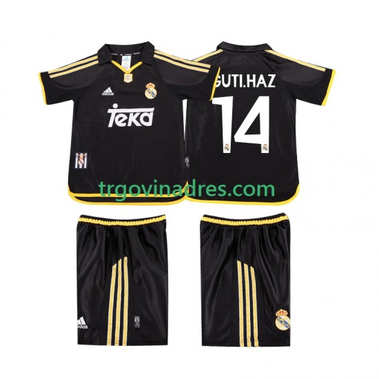 Dječji Gostujući Dres Real Madrid GUTI.HAZ 14 Retro 2001 1999 s Kratkih Rukava Dječji Gostujući Dres Real Madrid GUTI.HAZ 14 Retro 2001 1999 s Kratkih Rukava