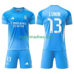 Dječji Domaći Golmanski Dres Real Madrid Andriy Lunin 13 2025-2026 s Kratkih Rukava Dječji Domaći Golmanski Dres Real Madrid Andriy Lunin 13 2025-2026 s Kratkih Rukava