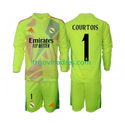 Dječji Četvrti Golmanski Dres Real Madrid COURTOIS 1 2024-2025 s Dugim Rukavima Dječji Četvrti Golmanski Dres Real Madrid COURTOIS 1 2024-2025 s Dugim Rukavima