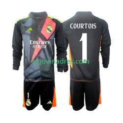Dječji Gostujući Golmanski Dres Real Madrid Thibaut Courtois 1 2024-2025 s Dugim Rukavima