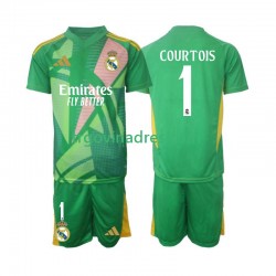 Dječji Treći Golmanski Dres Real Madrid Thibaut Courtois 1 2024-2025 s Kratkih Rukava