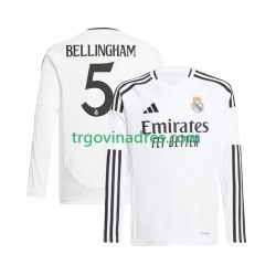 Muški Domaći Dres Real Madrid Jude Bellingham 5 2024-2025 s Dugim Rukavima Muški Domaći Dres Real Madrid Jude Bellingham 5 2024-2025 s Dugim Rukavima