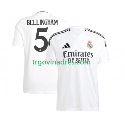 Muški Domaći Dres Real Madrid Jude Bellingham 5 2024-2025 s Kratkih Rukava Muški Domaći Dres Real Madrid Jude Bellingham 5 2024-2025 s Kratkih Rukava