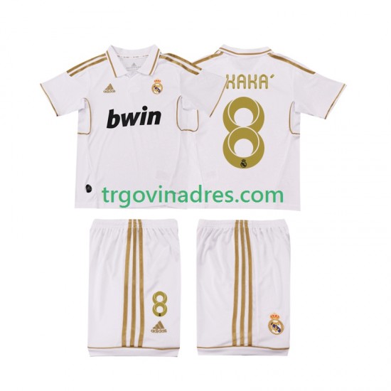 Dječji Domaći Dres Real Madrid KAKA 8 Retro 2012 2011 s Kratkih Rukava Dječji Domaći Dres Real Madrid KAKA 8 Retro 2012 2011 s Kratkih Rukava