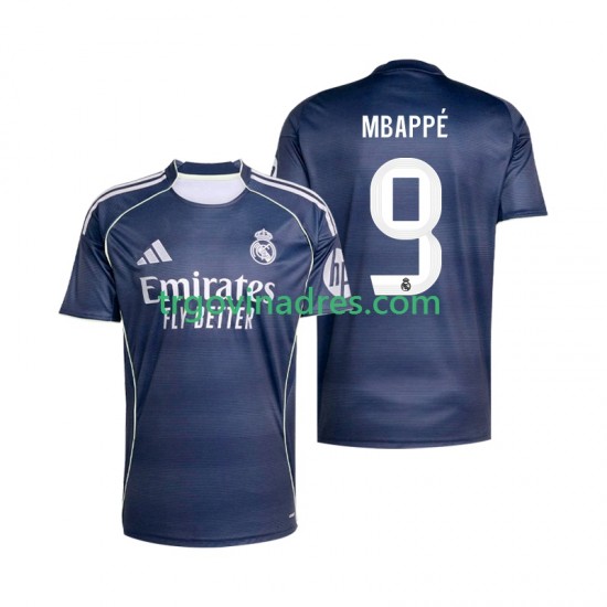 Muški Gostujući Dres Real Madrid Kylian Mbappe 9 2025-2026 s Kratkih Rukava Muški Gostujući Dres Real Madrid Kylian Mbappe 9 2025-2026 s Kratkih Rukava