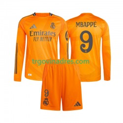 Dječji Gostujući Dres Real Madrid Kylian Mbappe 9 2024-2025 s Dugim Rukavima Dječji Gostujući Dres Real Madrid Kylian Mbappe 9 2024-2025 s Dugim Rukavima