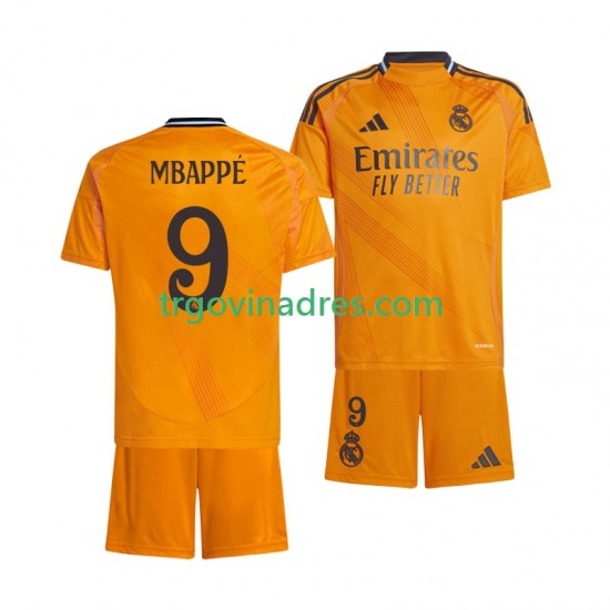 Dječji Gostujući Dres Real Madrid Kylian Mbappe 9 2024-2025 s Kratkih Rukava Dječji Gostujući Dres Real Madrid Kylian Mbappe 9 2024-2025 s Kratkih Rukava