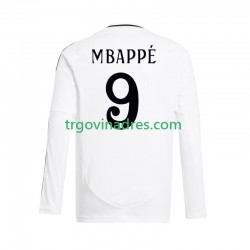 Muški Domaći Dres Real Madrid Kylian Mbappe 9 2024-2025 s Dugim Rukavima Muški Domaći Dres Real Madrid Kylian Mbappe 9 2024-2025 s Dugim Rukavima