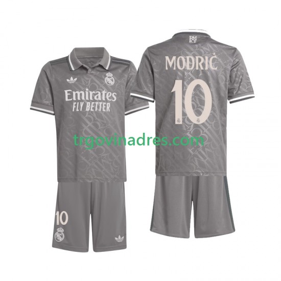 Dječji Treći Dres Real Madrid Modric 10 2024-2025 s Kratkih Rukava Dječji Treći Dres Real Madrid Modric 10 2024-2025 s Kratkih Rukava