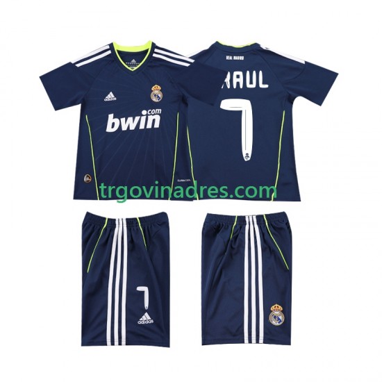 Dječji Gostujući Dres Real Madrid PAUL 7 Retro 2011 2010 s Kratkih Rukava Dječji Gostujući Dres Real Madrid PAUL 7 Retro 2011 2010 s Kratkih Rukava