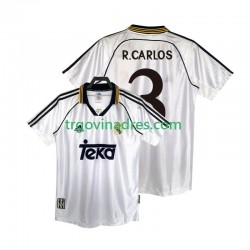 Muški Domaći Dres Real Madrid R.CARLOS 3 Retro 2000 1998 s Kratkih Rukava Muški Domaći Dres Real Madrid R.CARLOS 3 Retro 2000 1998 s Kratkih Rukava