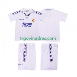 Dječji Domaći Dres Real Madrid Retro 1996 1994 s Kratkih Rukava Dječji Domaći Dres Real Madrid Retro 1996 1994 s Kratkih Rukava