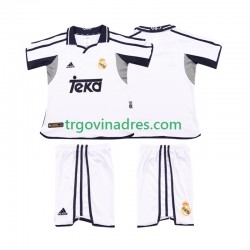 Dječji Domaći Dres Real Madrid Retro 2001 2002 s Kratkih Rukava Dječji Domaći Dres Real Madrid Retro 2001 2002 s Kratkih Rukava