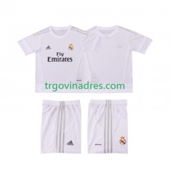 Dječji Domaći Dres Real Madrid Retro 2015 2016 s Kratkih Rukava Dječji Domaći Dres Real Madrid Retro 2015 2016 s Kratkih Rukava