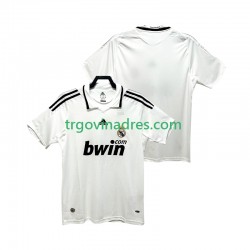 Muški Domaći Dres Real Madrid Retro 2009 2008 s Kratkih Rukava Muški Domaći Dres Real Madrid Retro 2009 2008 s Kratkih Rukava