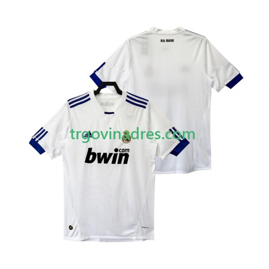 Muški Domaći Dres Real Madrid Retro 2011 2010 s Kratkih Rukava Muški Domaći Dres Real Madrid Retro 2011 2010 s Kratkih Rukava