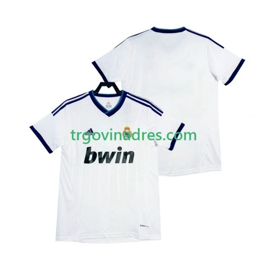 Muški Domaći Dres Real Madrid Retro 2012 2013 s Kratkih Rukava Muški Domaći Dres Real Madrid Retro 2012 2013 s Kratkih Rukava