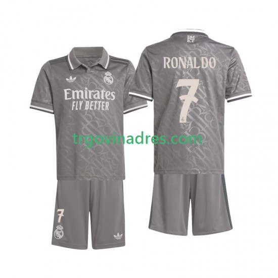 Dječji Treći Dres Real Madrid Ronaldo 7 2024-2025 s Kratkih Rukava Dječji Treći Dres Real Madrid Ronaldo 7 2024-2025 s Kratkih Rukava