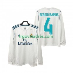 Muški Domaći Dres Real Madrid SERGIO RAMOS 4 Retro 2017 2018 s Dugim Rukavima Muški Domaći Dres Real Madrid SERGIO RAMOS 4 Retro 2017 2018 s Dugim Rukavima