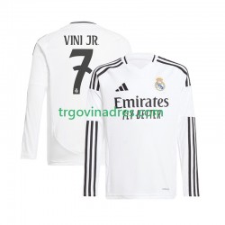 Muški Domaći Dres Real Madrid Vinicius Junior 7 2024-2025 s Dugim Rukavima Muški Domaći Dres Real Madrid Vinicius Junior 7 2024-2025 s Dugim Rukavima