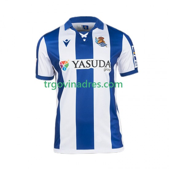 Muški Domaći Dres Real Sociedad 2024-2025 s Kratkih Rukava Muški Domaći Dres Real Sociedad 2024-2025 s Kratkih Rukava