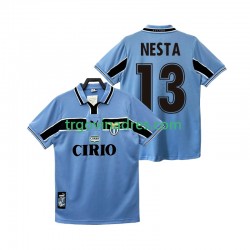 Muški Domaći Dres SS Lazio NESTA 13 Retro 1998 1999 s Kratkih Rukava Muški Domaći Dres SS Lazio NESTA 13 Retro 1998 1999 s Kratkih Rukava