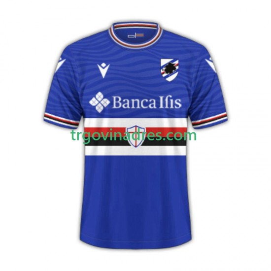 Muški Domaći Dres Sampdoria 2023-2024 s Kratkih Rukava Muški Domaći Dres Sampdoria 2023-2024 s Kratkih Rukava
