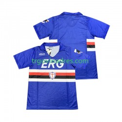 Muški Domaći Dres Sampdoria Retro 1990 1991 s Kratkih Rukava Muški Domaći Dres Sampdoria Retro 1990 1991 s Kratkih Rukava